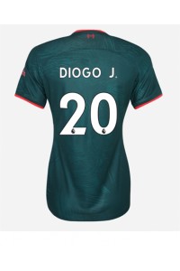 Liverpool Diogo Jota #20 Fotballdrakt Tredje Klær Dame 2022-23 Korte ermer
